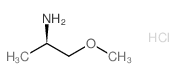 (R)-1-Methoxypropan-2-amine hydrochloride structure