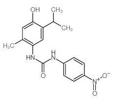 Urea,N-[4-hydroxy-2-methyl-5-(1-methylethyl)phenyl]-N'-(4-nitrophenyl)-结构式