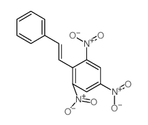 Benzene,1,3,5-trinitro-2-(2-phenylethenyl)- Structure