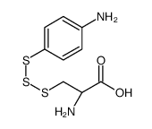 (2R)-2-amino-3-[(4-aminophenyl)trisulfanyl]propanoic acid Structure