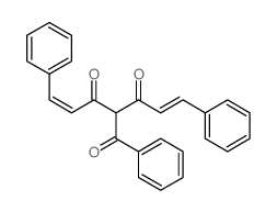 (1E)-4-benzoyl-1,7-diphenyl-hepta-1,6-diene-3,5-dione Structure