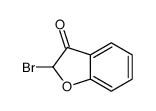 2-bromo-1-benzofuran-3-one Structure