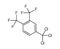 4-(trichloromethyl)-1,2-bis(trifluoromethyl)benzene Structure