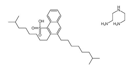 diisononylnaphthalenesulphonic acid, compound with N-(2-aminoethyl)ethane-1,2-diamine结构式