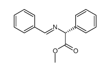 (R) N-benzylidene phenylglycinate de methyle Structure