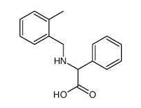 2-Phenyl-2-(2-methylbenzylamino)acetic acid Structure