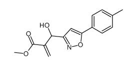 2-[hydroxy-(5-p-tolylisoxazol-3-yl)methyl]acrylic acid methyl ester结构式