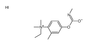 ethyl-dimethyl-[2-methyl-4-(methylcarbamoyloxy)phenyl]azanium,iodide Structure