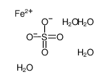 iron(2+),sulfate,tetrahydrate结构式