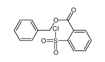benzyl 2-chlorosulfonylbenzoate结构式