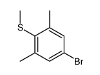 5-bromo-1,3-dimethyl-2-methylsulfanylbenzene结构式