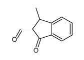 1-methyl-3-oxo-1,2-dihydroindene-2-carbaldehyde Structure