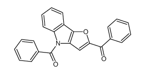 2,4-dibenzoyl-4H-furo[3,2-b]indole结构式