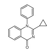 2-Cyclopropyl-1-phenylquinazolin-4(1H)-one structure