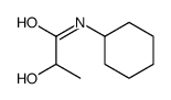 N-cyclohexyl-2-hydroxypropanamide结构式