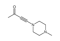 4-(4-methylpiperazin-1-yl)but-3-yn-2-one结构式