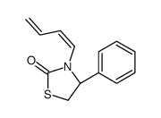 (4S)-3-buta-1,3-dienyl-4-phenyl-1,3-thiazolidin-2-one结构式