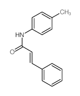 (E)-N-(4-Methylphenyl)-3-phenyl-prop-2-enamide picture