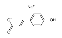2-Propenoic acid, 3-(4-hydroxyphenyl)-, Monosodium salt, (2E)- picture
