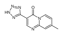 8-methyl-3-(2H-tetrazol-5-yl)pyrido[1,2-a]pyrimidin-4-one结构式