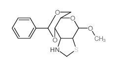 (2S,4aS,9bS)-6-methoxy-2-phenyloctahydro-[1,3]dioxino[4',5':5,6]pyrano[4,3-d]thiazole结构式