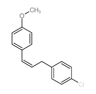 Benzene,1-chloro-4-[3-(4-methoxyphenyl)-2-propen-1-yl]-结构式