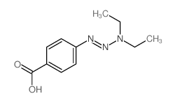 Benzoic acid,4-(3,3-diethyl-1-triazen-1-yl)- Structure