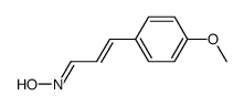 4-methoxy-cinnamaldehyde-oxime Structure