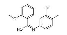 Benzamide, N-(3-hydroxy-4-methylphenyl)-2-methoxy- (9CI) structure