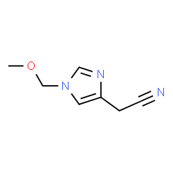 1H-Imidazole-4-acetonitrile,1-(methoxymethyl)-(9CI) structure