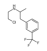 N-(2-Chloroethyl)-alpha-methyl-m-trifluoromethylphenethylamine结构式