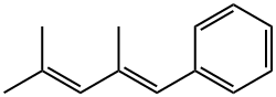 (2,4-Dimethylpenta-1,3-dien-1-yl)benzene Structure