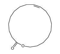 (10Z)-1-oxacyclononadec-10-en-2-one Structure