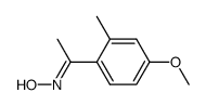 1-(4-methoxy-2-methylphenyl)ethan-1-one oxime Structure