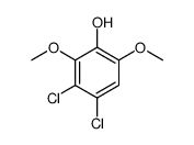 3,4-dichloro-2,6-dimethoxyphenol Structure