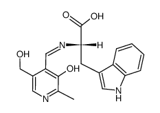 N-pyridoxylidene-L-tryptophan Structure