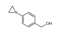 Benzenemethanol, 4-(1-aziridinyl)- (9CI)结构式