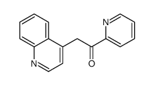 2-(quinolin-4-yl)-1-(pyridin-2-yl)-ethanone结构式