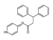 3,3-diphenyl-N-(4-pyridyl)propionamide Structure