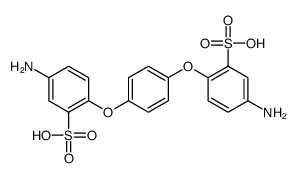 5-amino-2-[4-(4-amino-2-sulfophenoxy)phenoxy]benzenesulfonic acid结构式