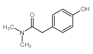 4-(DIMETHYLCARBAMOYLMETHYL)PHENOL structure