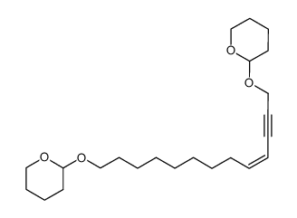 (Z)-2,2'-(tridec-4-en-2-yne-1,13-diylbis(oxy))bis(tetrahydro-2H-pyran) Structure