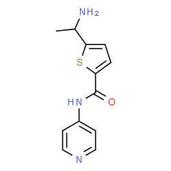 2-Thiophenecarboxamide,5-(1-aminoethyl)-N-4-pyridinyl-(9CI) structure