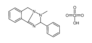 3-methyl-2-phenyl-2,5-dihydro-1H-[1,2,4]triazolo[5,1-a]isoindol-4-ium,perchlorate结构式