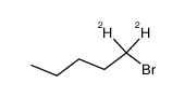 d2-1,1 pentyl bromide Structure