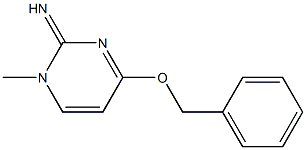 2(1H)-Pyrimidinimine,1-methyl-4-(phenylmethoxy)-(9CI)结构式