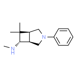 3-Azabicyclo[3.2.0]heptan-6-amine,N,7,7-trimethyl-N-phenyl-,(1alpha,5alpha,6alpha)-(9CI)结构式