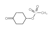 (4-oxocyclohexyl) methanesulfonate结构式