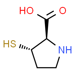 D-Proline, 3-mercapto-, (3R)-rel- (9CI)结构式