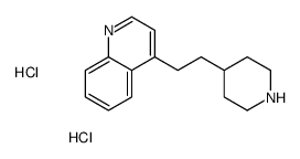 4-(2-piperidin-4-ylethyl)quinoline,dihydrochloride Structure